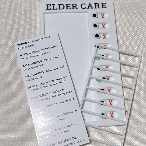 Elder Care Checklist Chorus Chart Detachable Paper 1 Piece - Picture 5 of 6